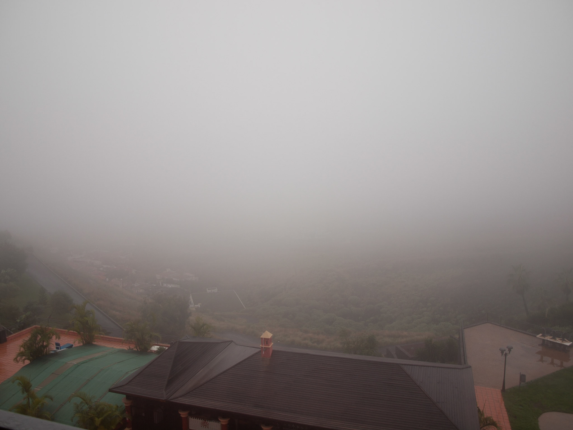 Meerblick? Am Ankunftstag jedenfalls nicht.