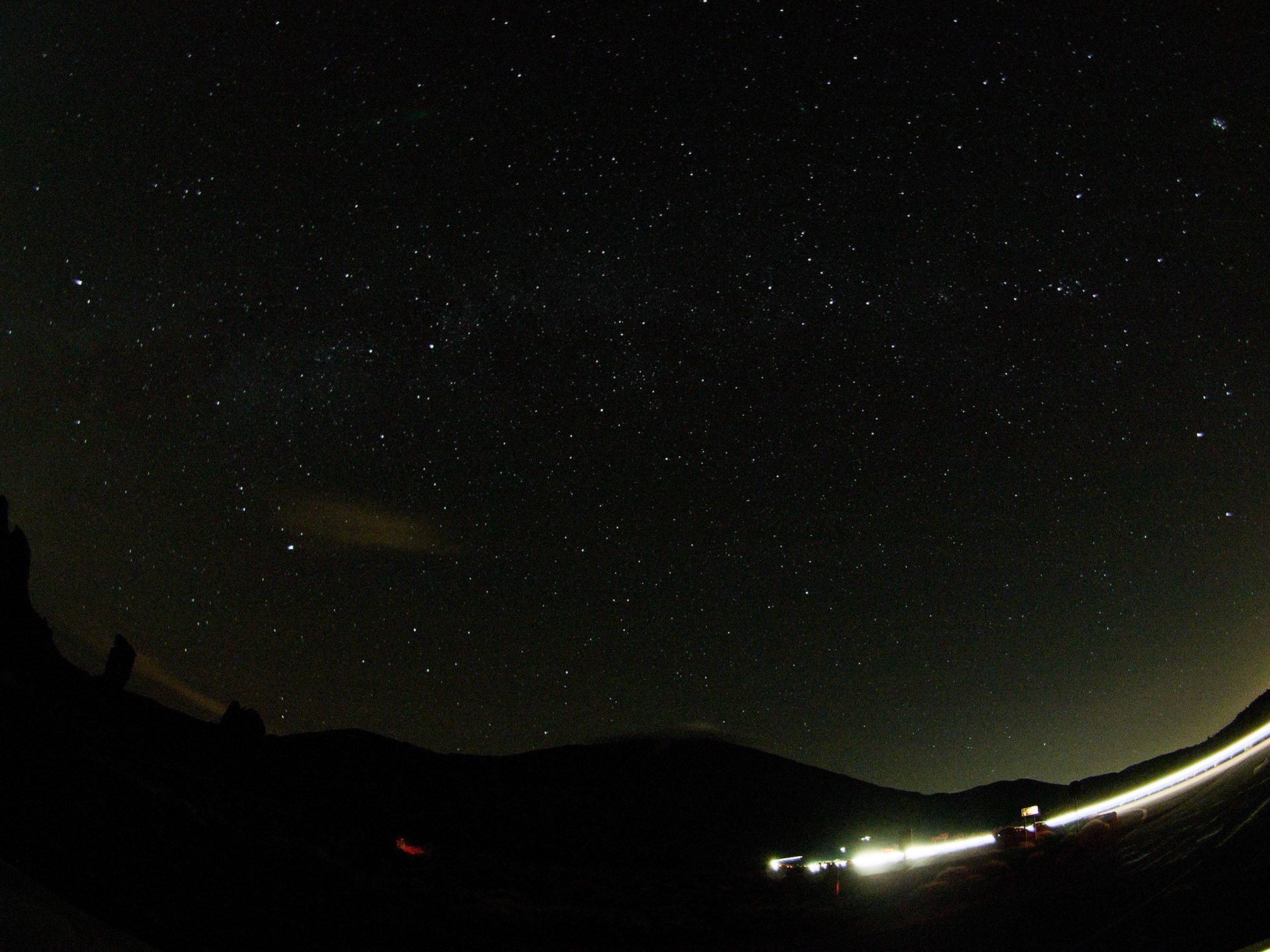 Sternenhimmel über dem Teide