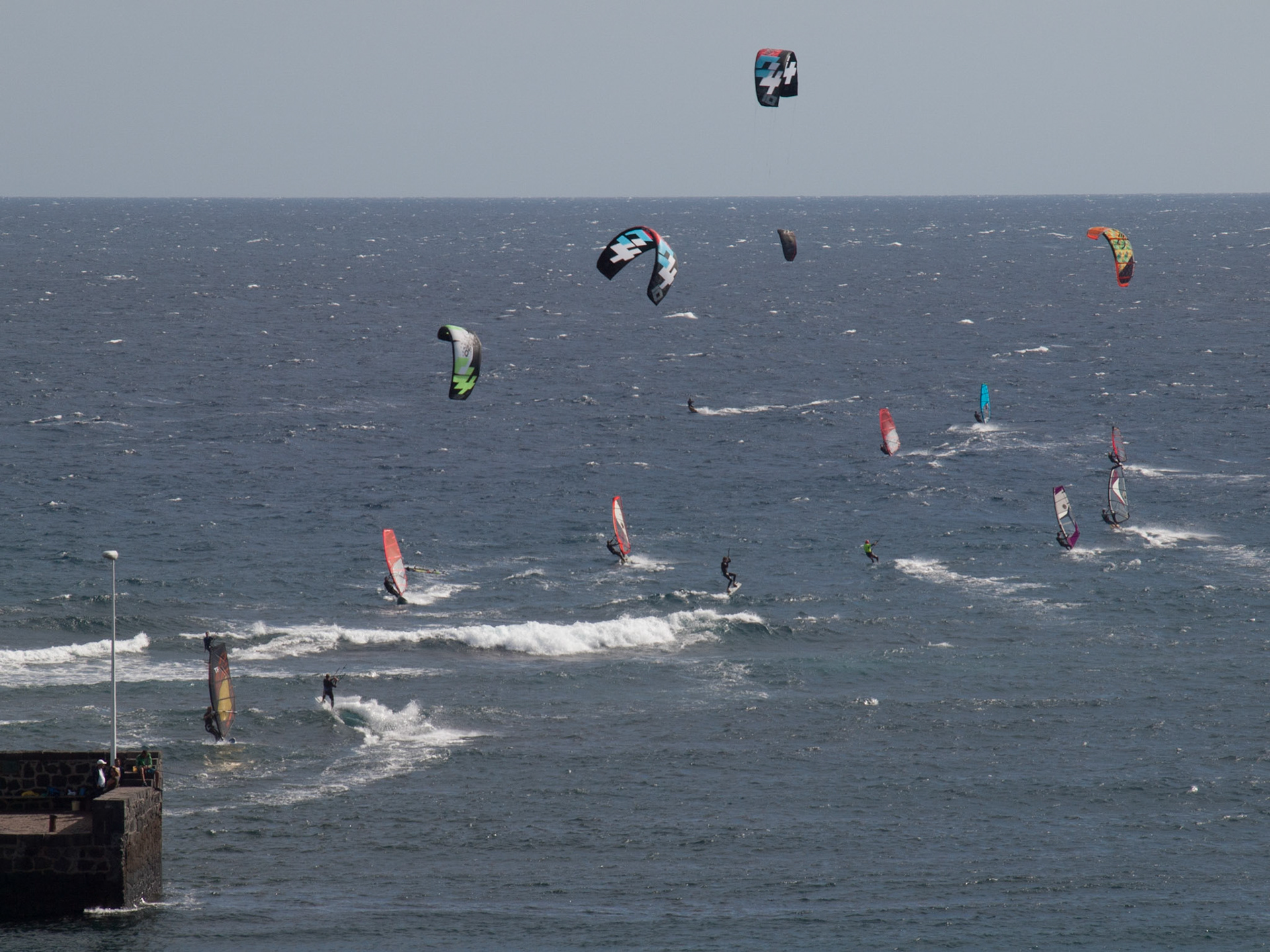 Wind-/Kite-Surfer El Médano
