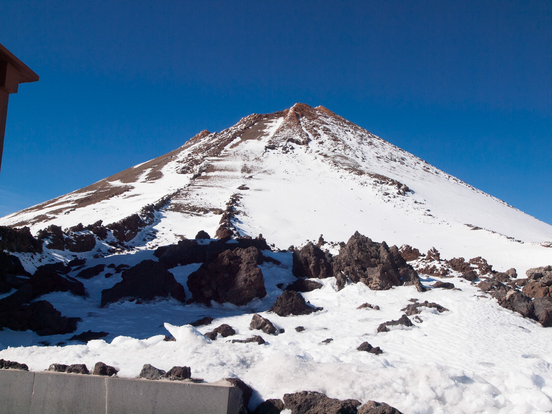Der Teide-Gipfel.