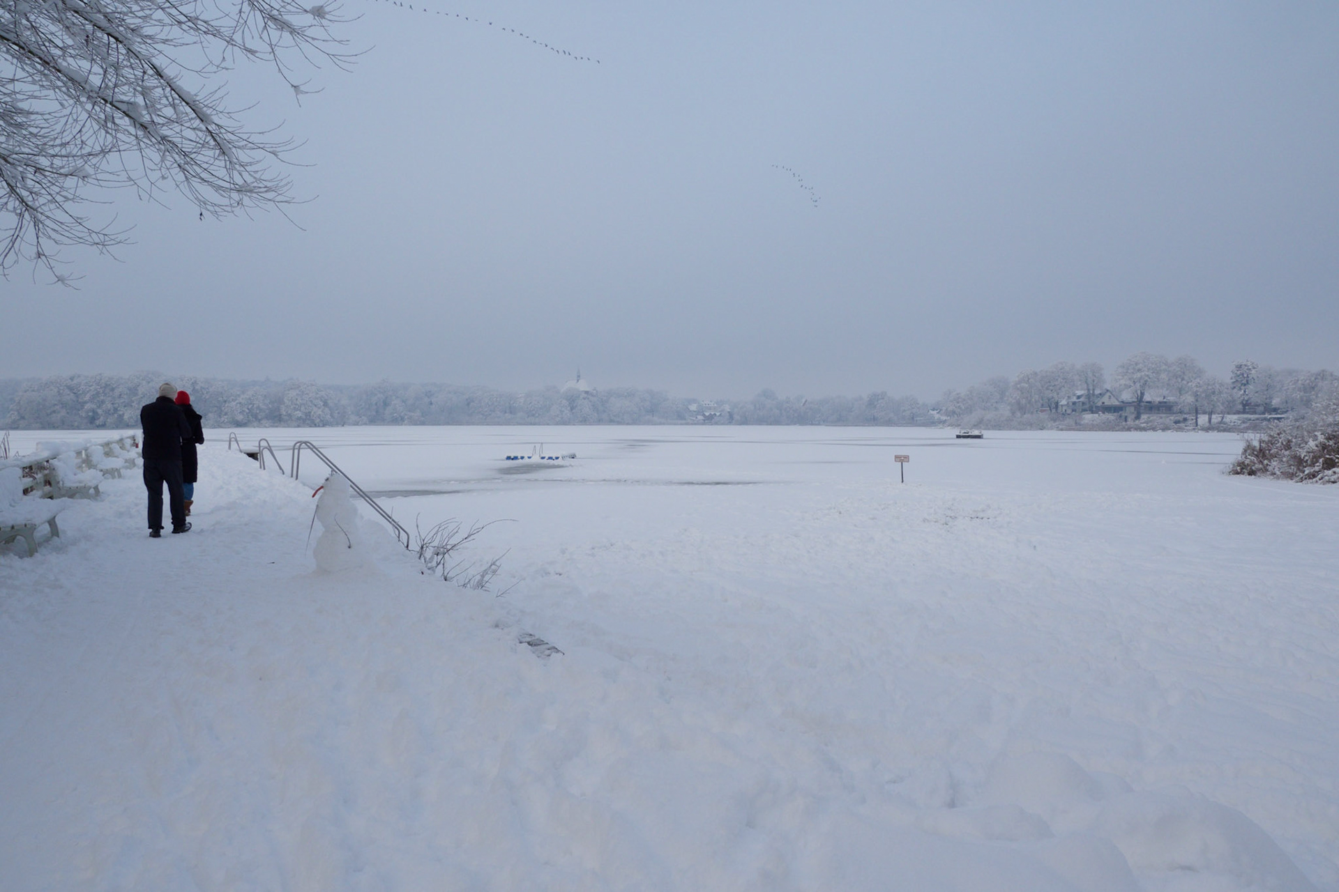 Bordesholmer See an der Seebadestelle