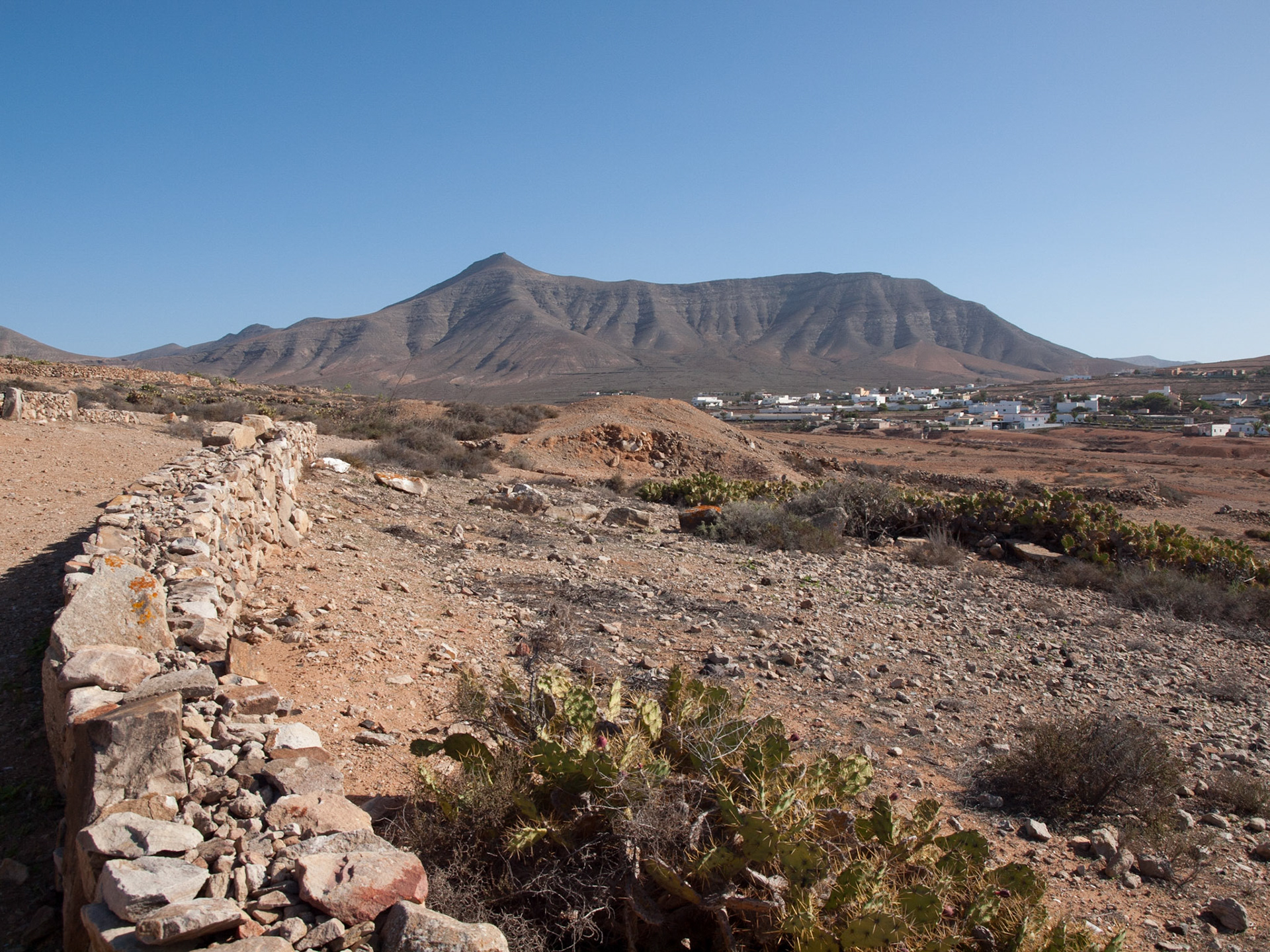 Tindaya Blick auf Pico de la Muda