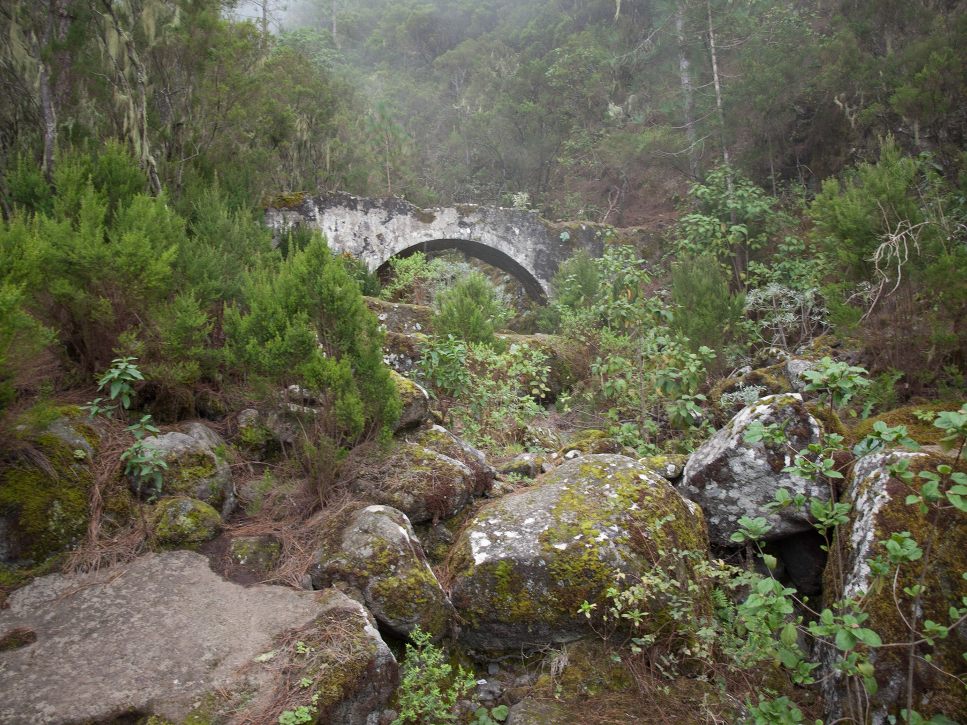 Eine Wasserkanalbrücke