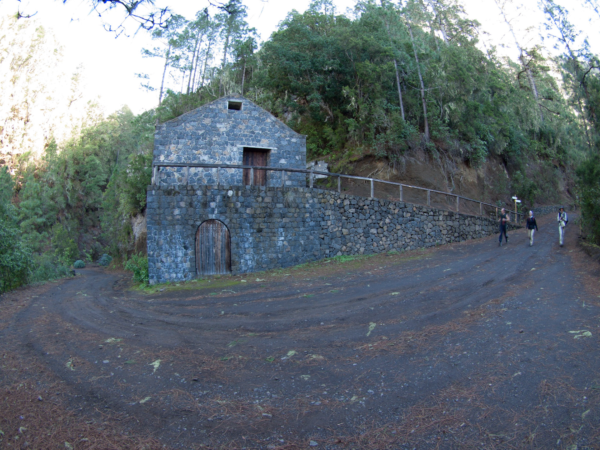 Ein Wasserhaus, Startpunkt der Wanderung "Ruta del Agua" im Barranco "Madre del Agua".