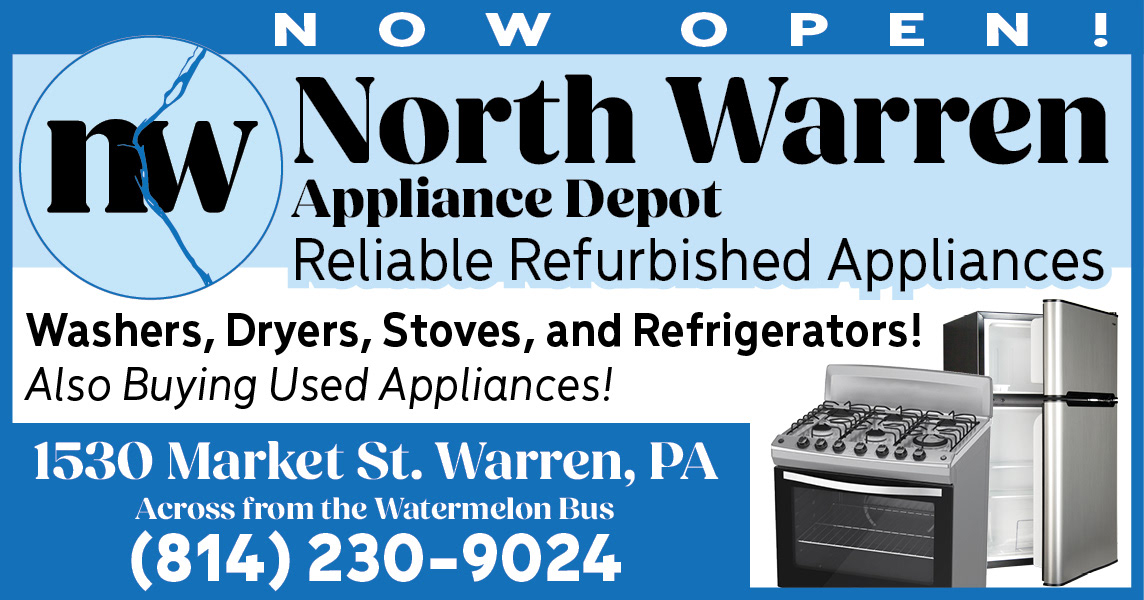North Warren Appliance Depot • April 22, 2023
