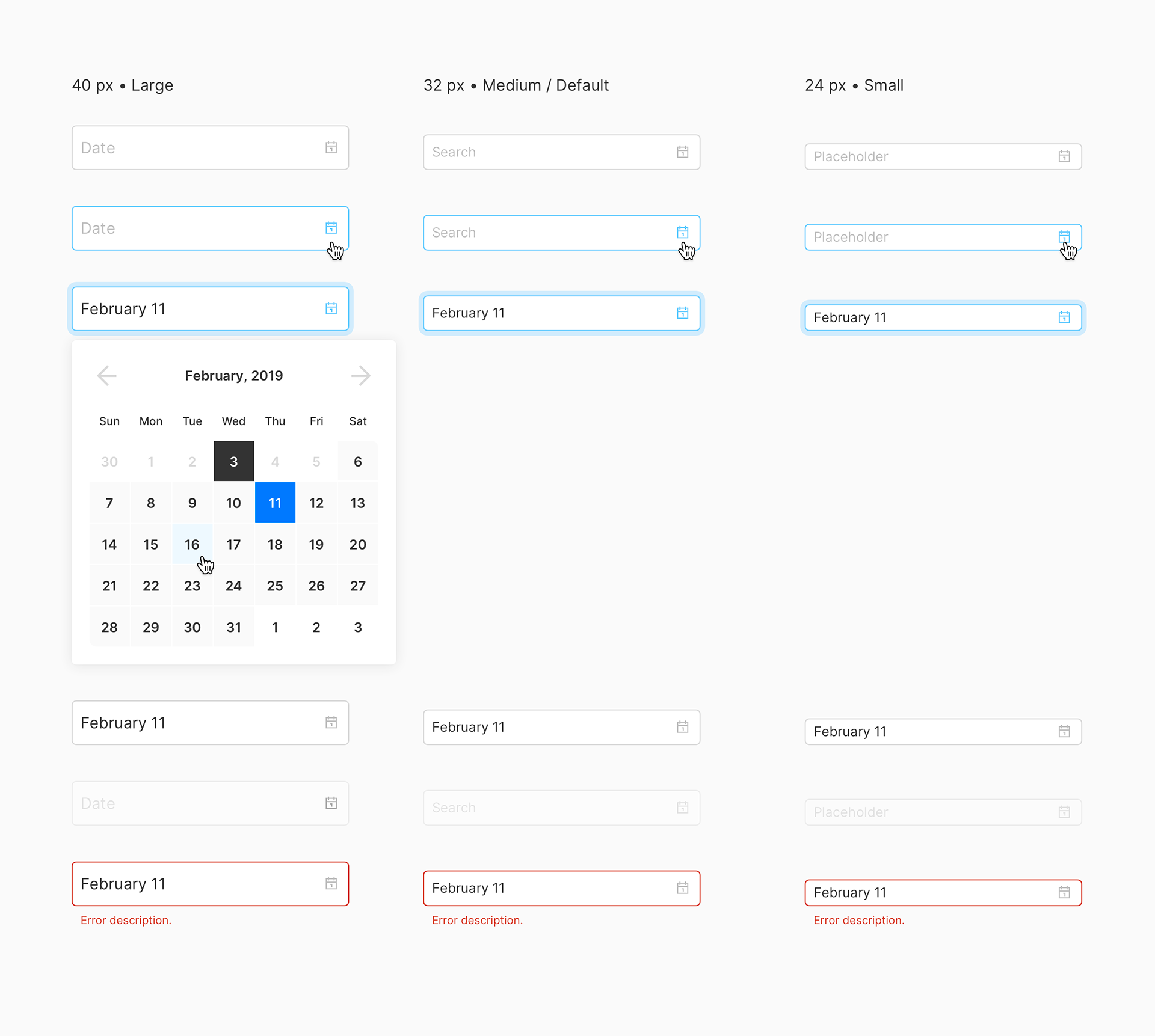 Date picker