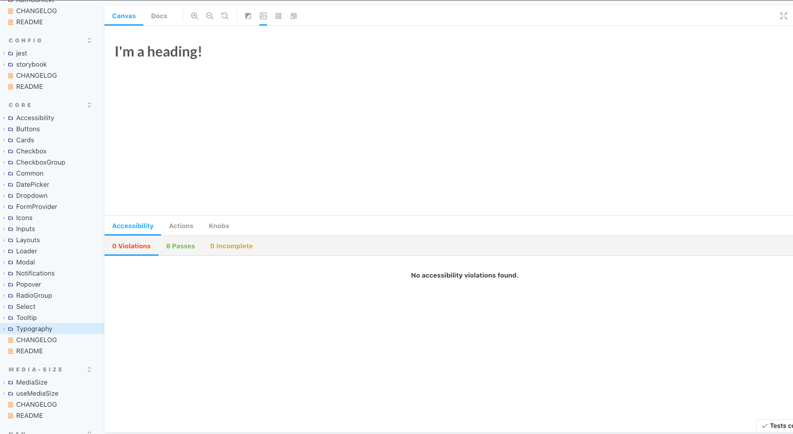Storybook Component Creation