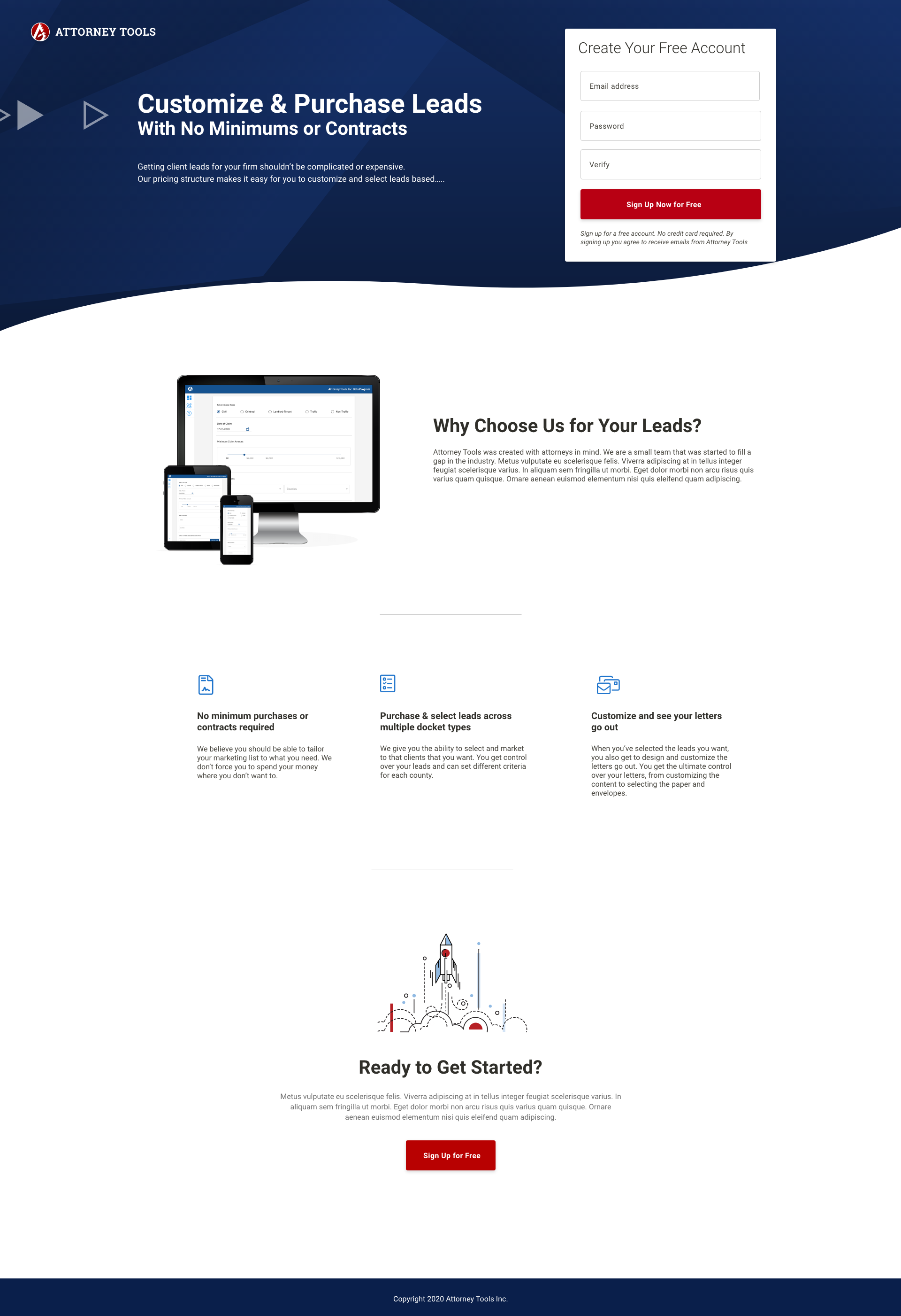 Landing Page