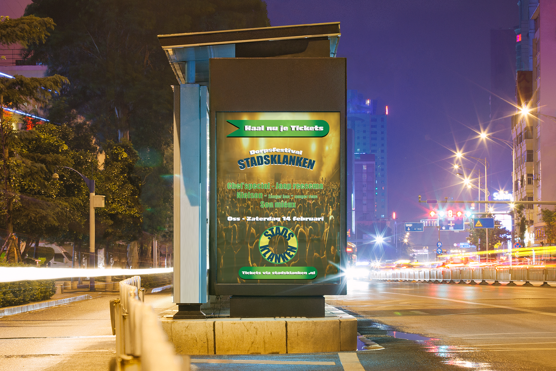 Poster Mockup bus hokje