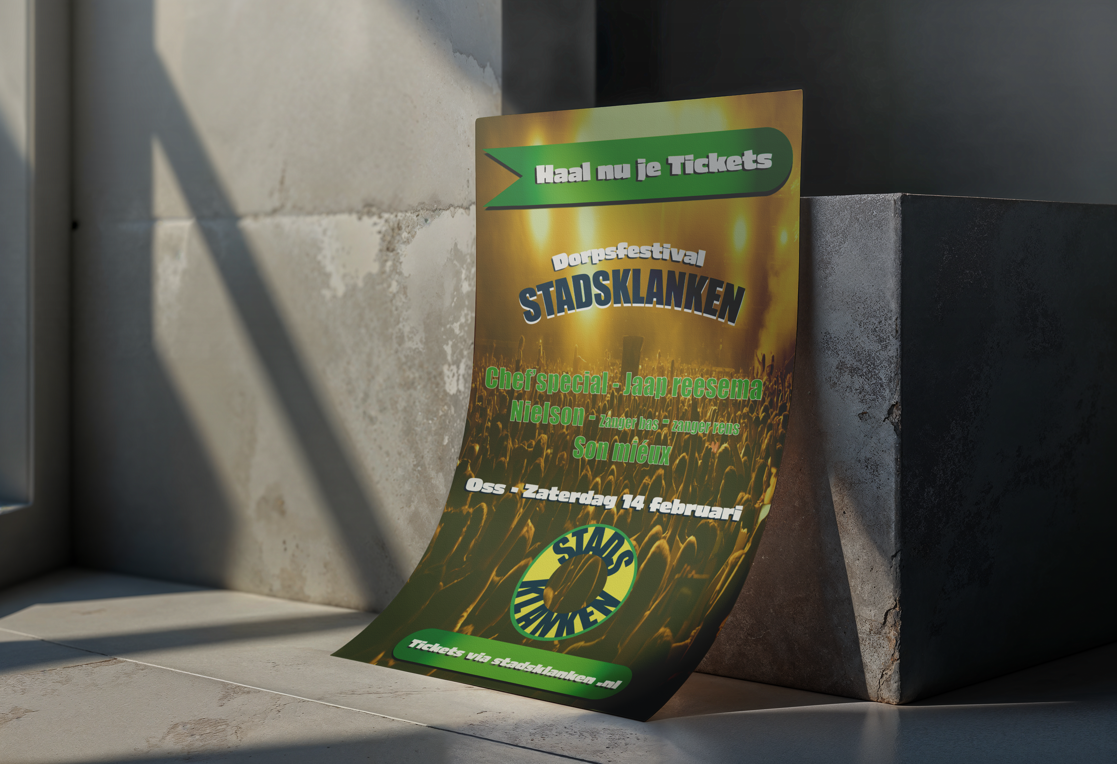 poster mockup Gevallen poster