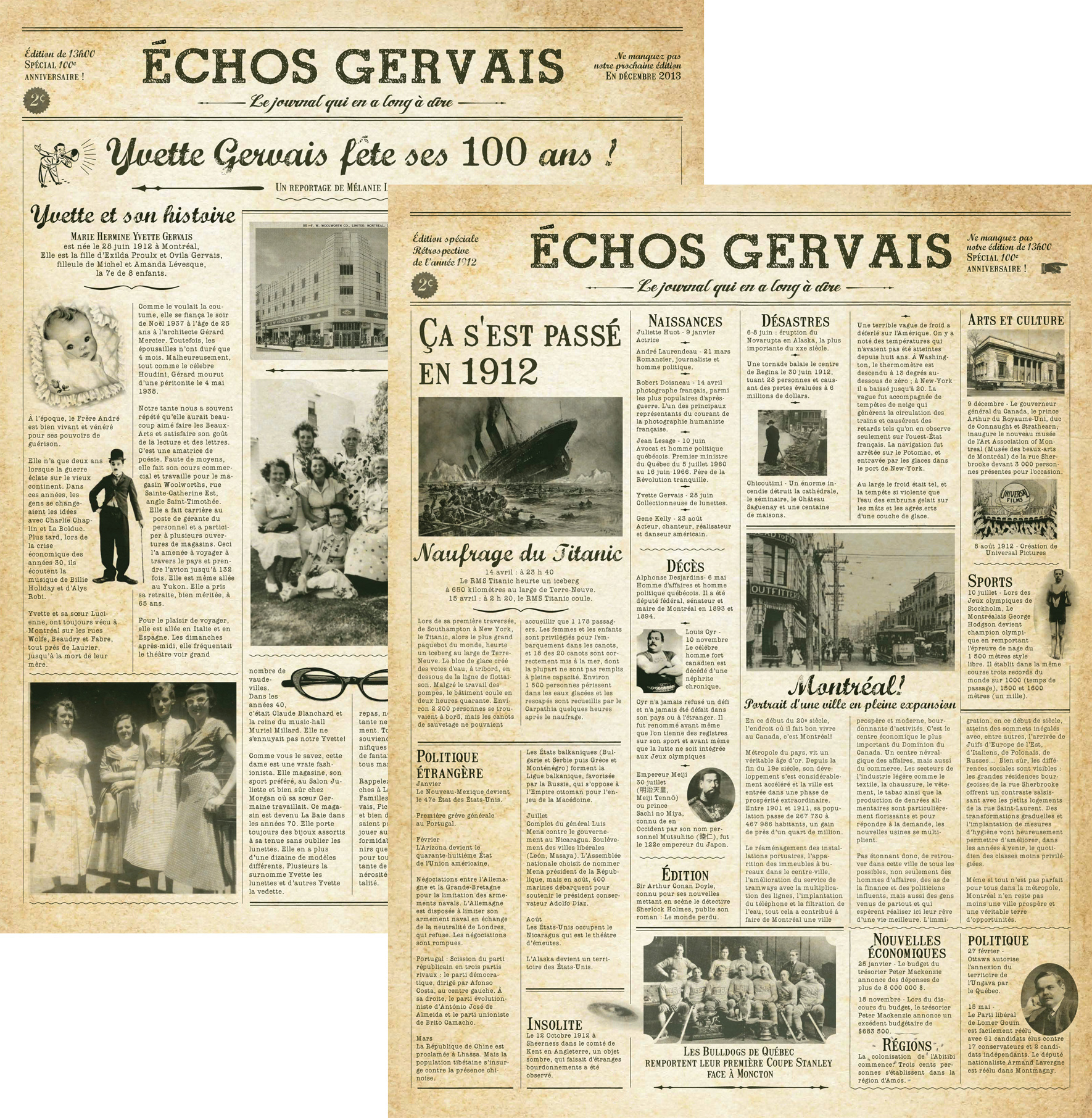 Échos Gervais｜Événement privé