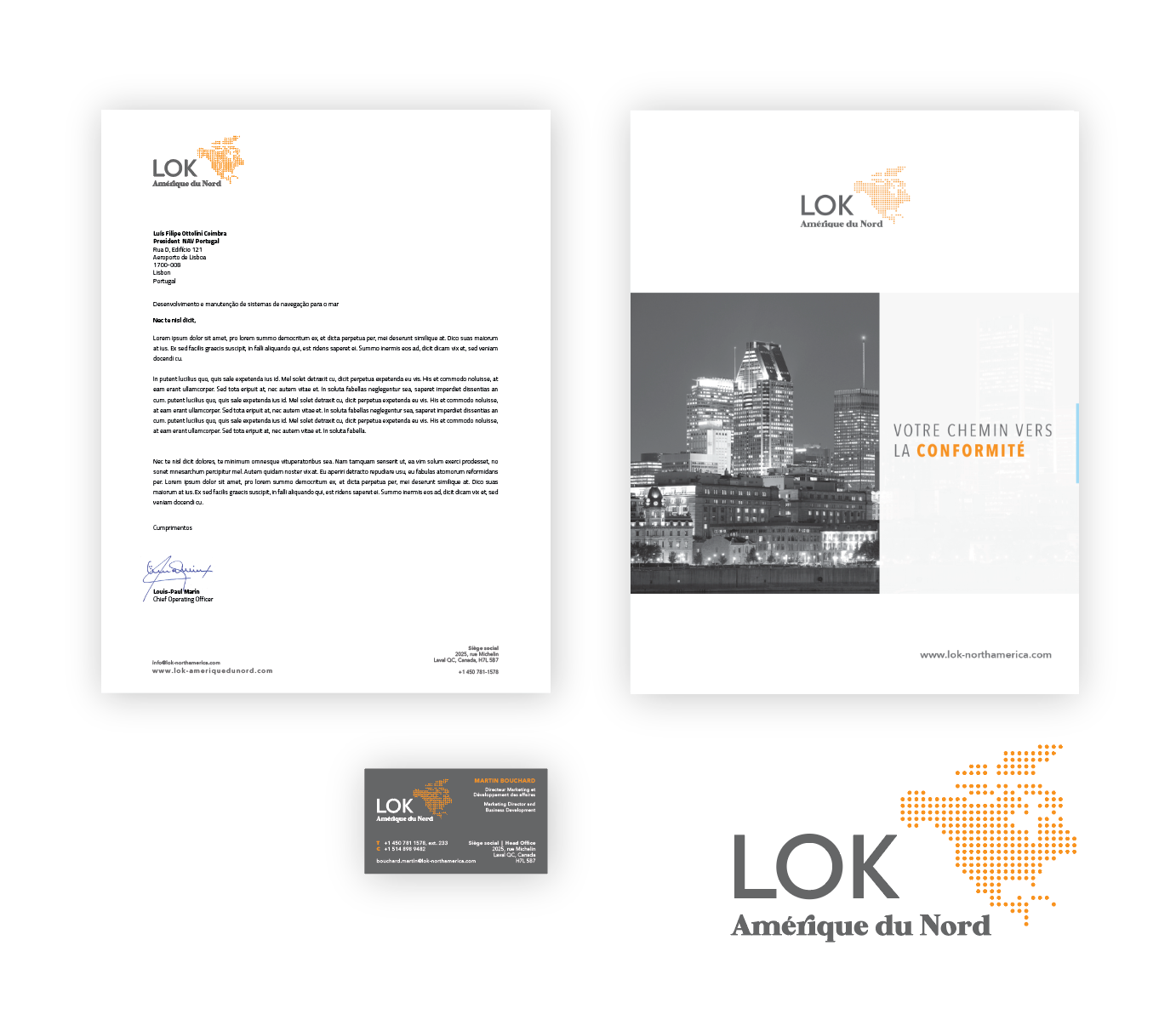 LOK Amérique du Nord｜Identité visuelle