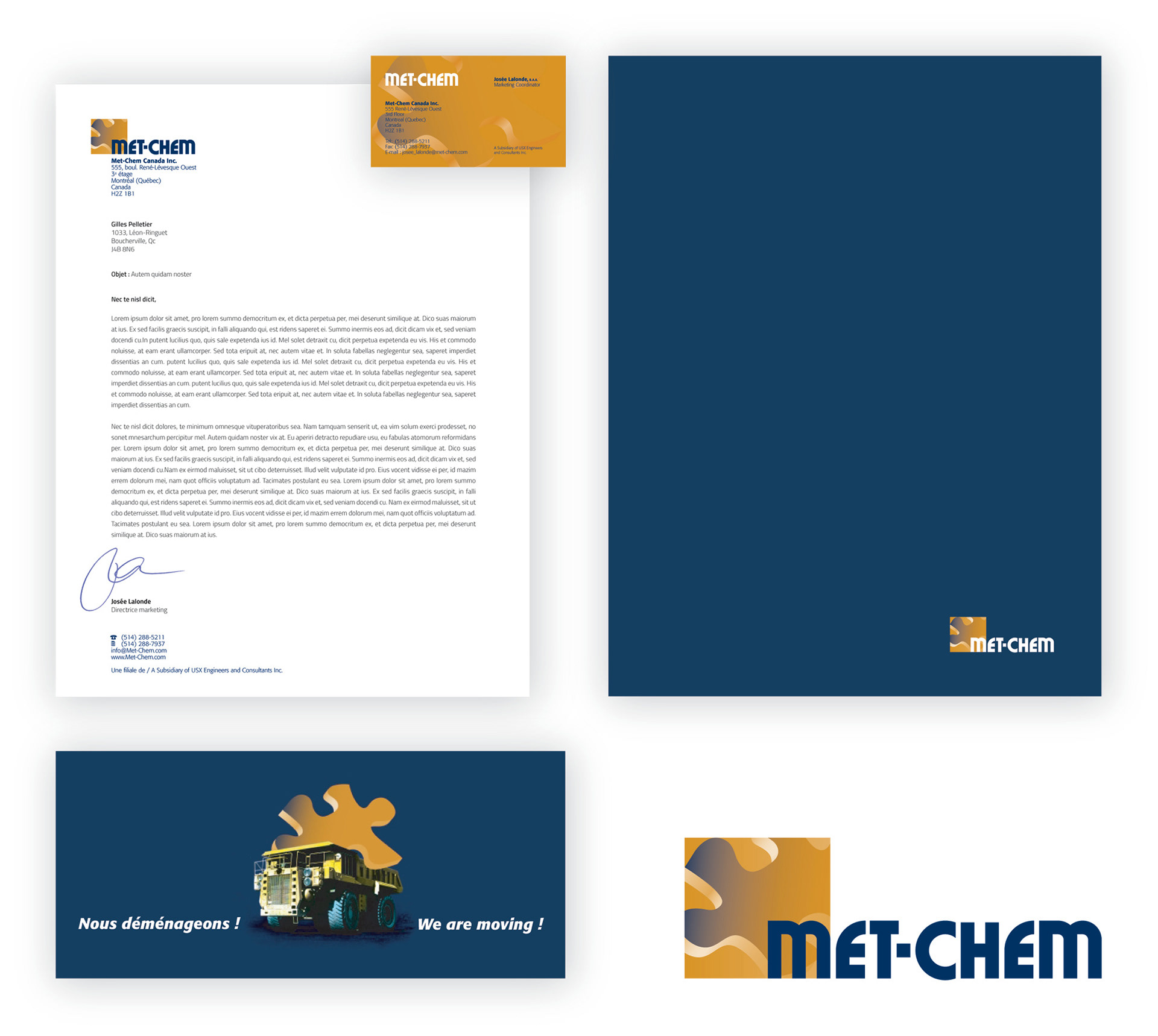 MetChem｜Identité visuelle