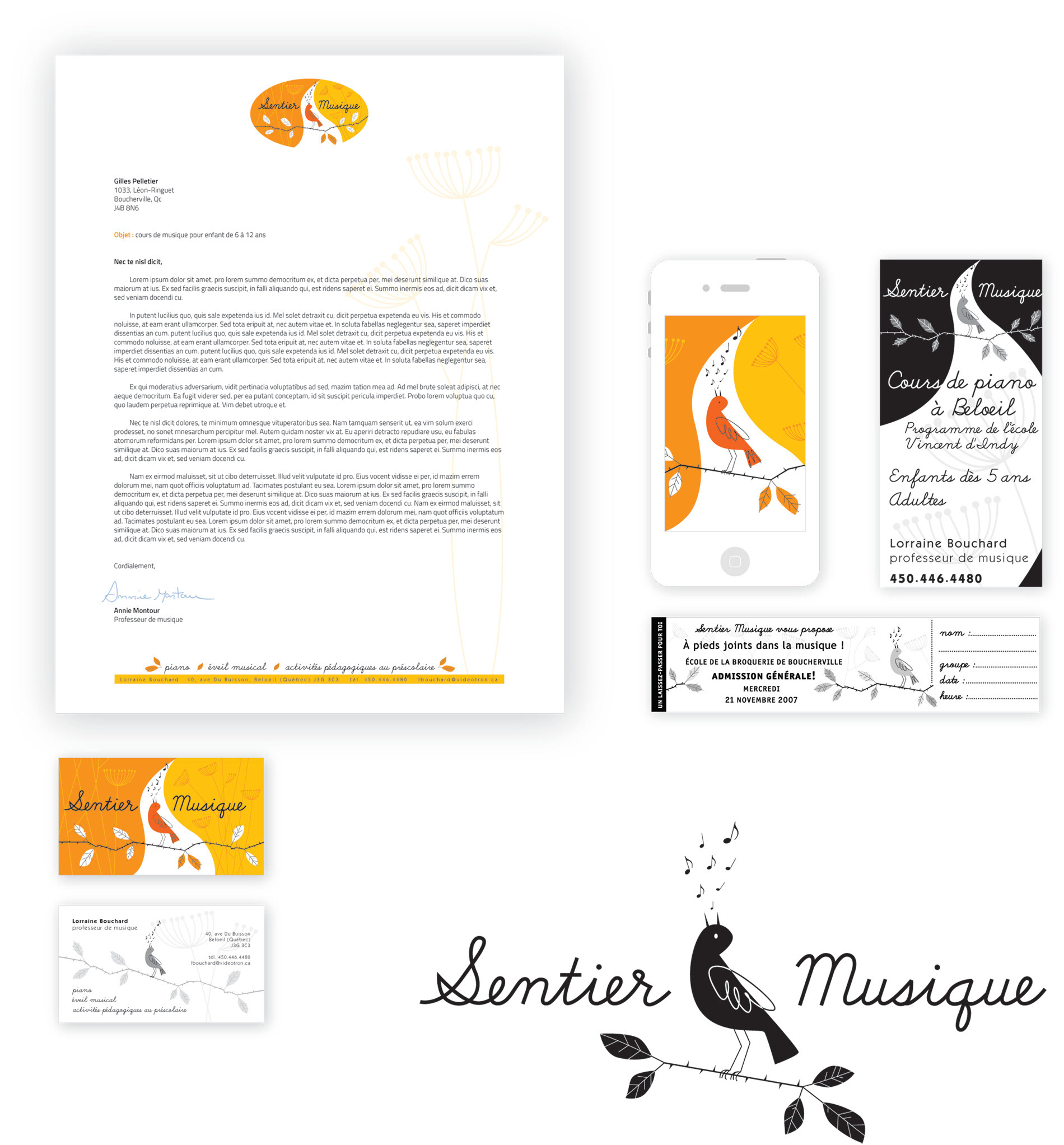 Sentier musique｜Identité visuelle