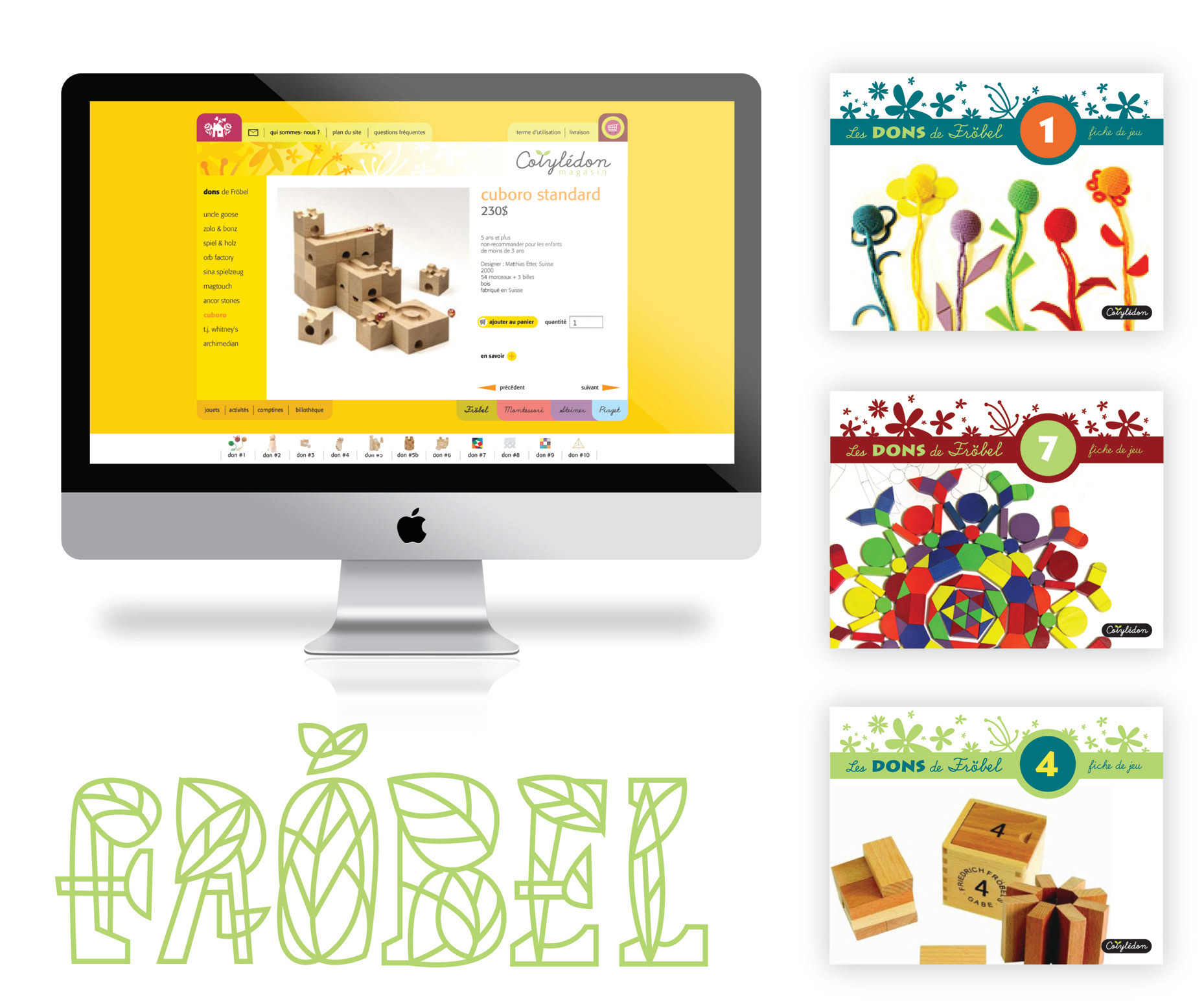 Cotylédon｜Site Internet et fiches de jeux