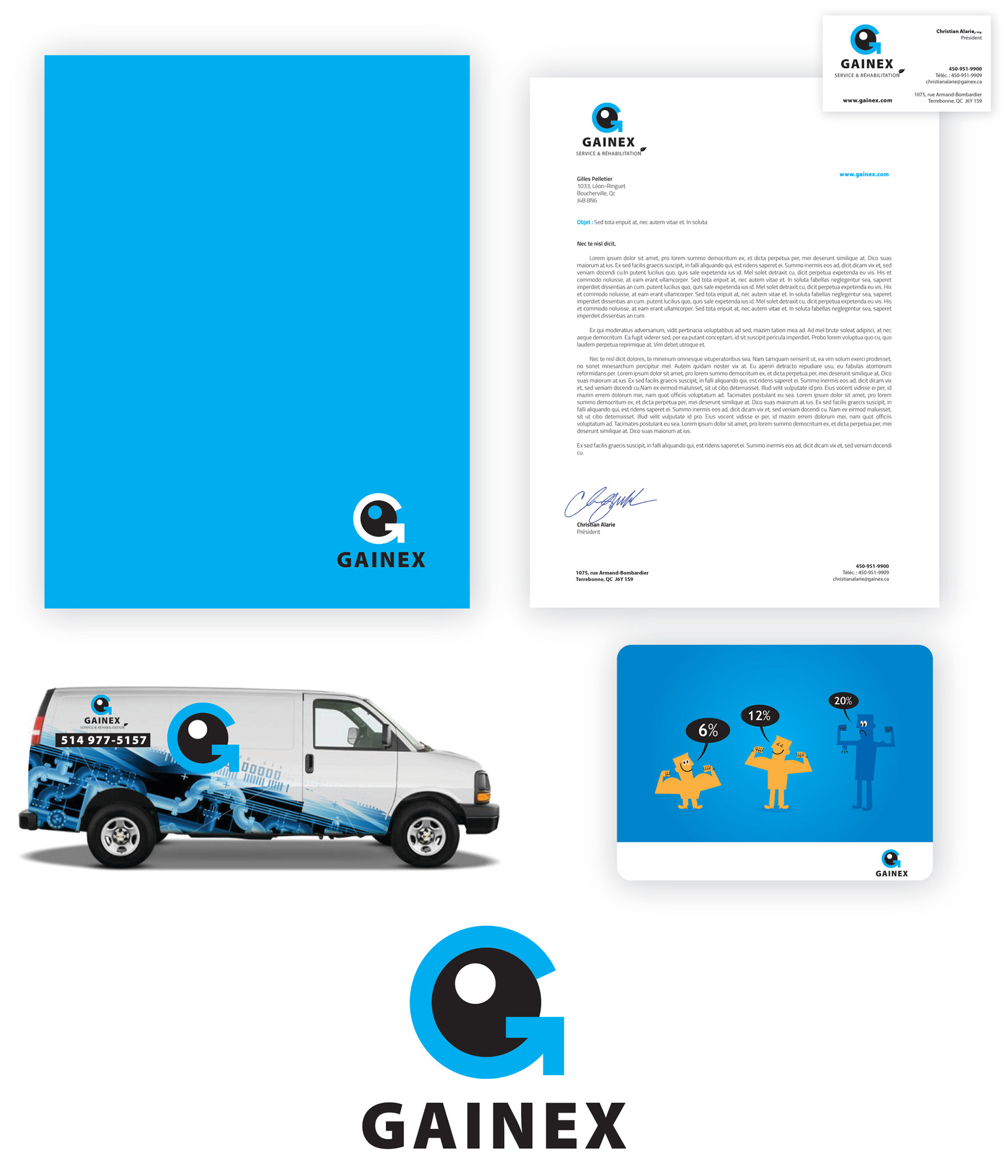 Gainex｜Proposition graphique