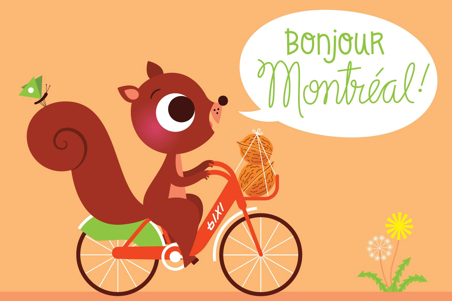 Bonjour Montréal ｜Carte postale