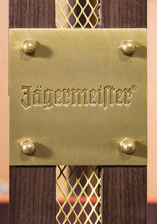 Jagermeister Rolling Display Detail