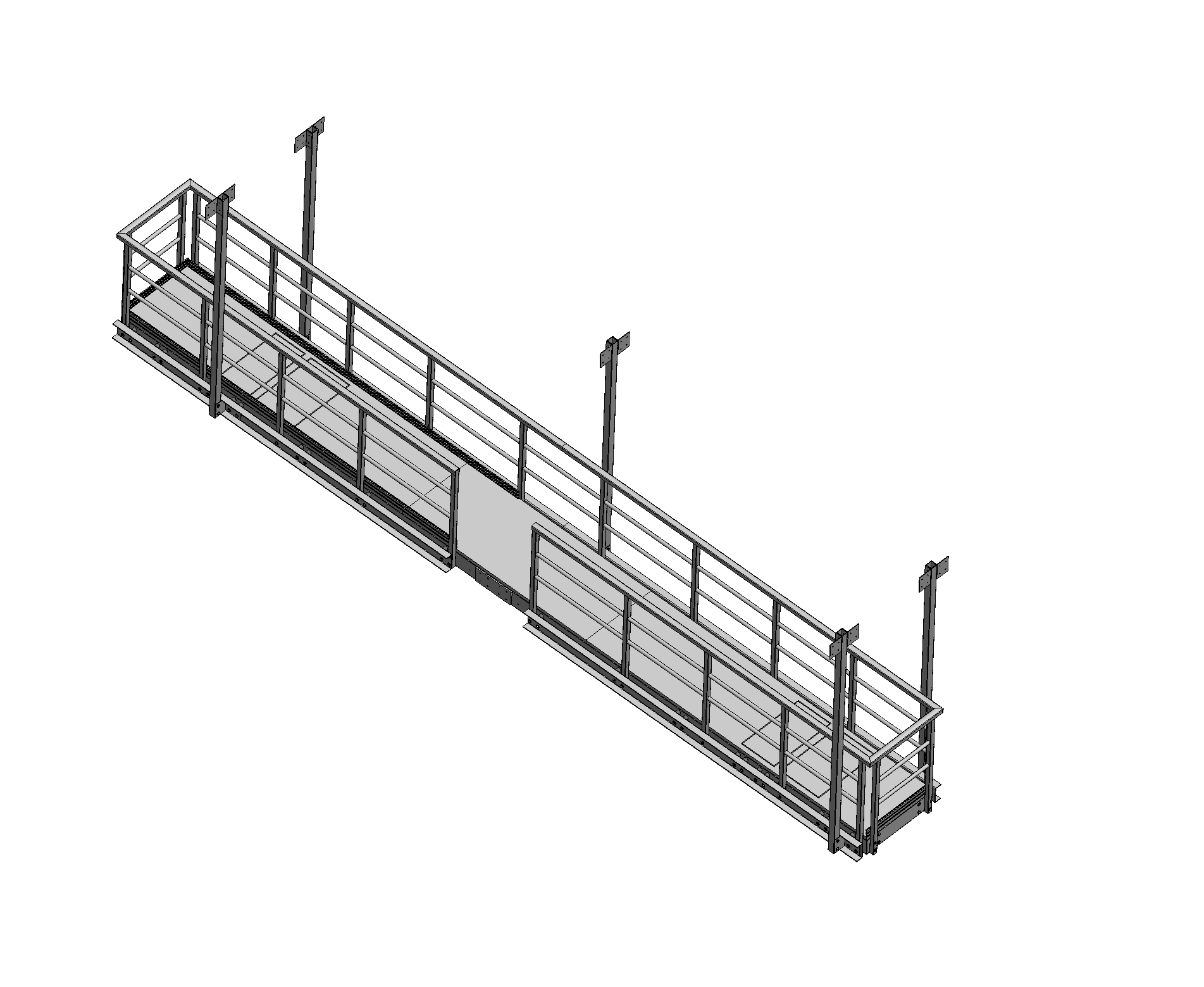 Roof mounted bridge
