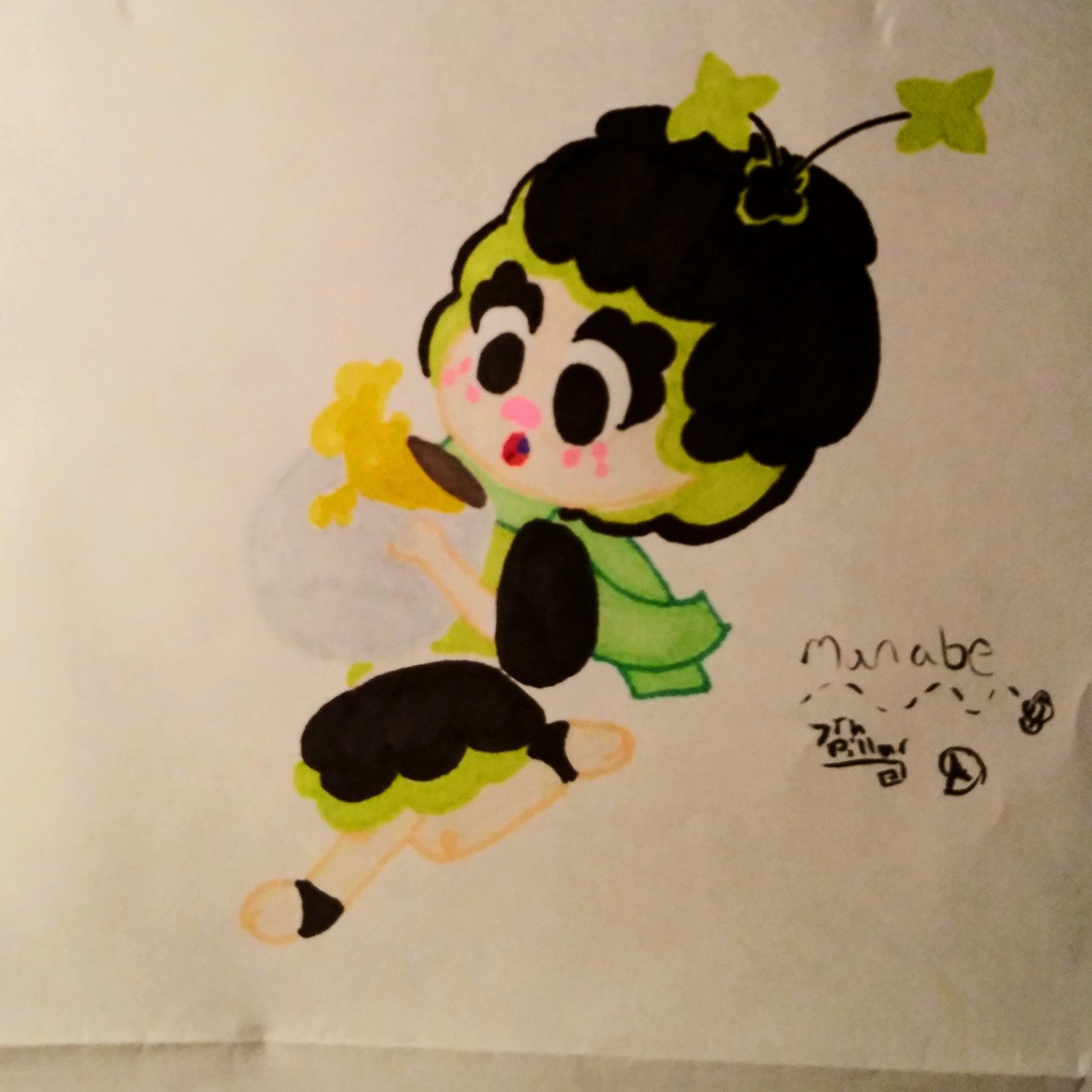A Hanazuki Inspired character named Manabe.