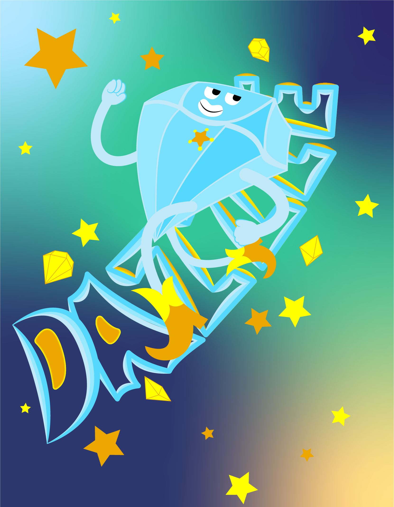 Based on the character Dazzlessence Jones from the Hasbro IP known as Hanazuki