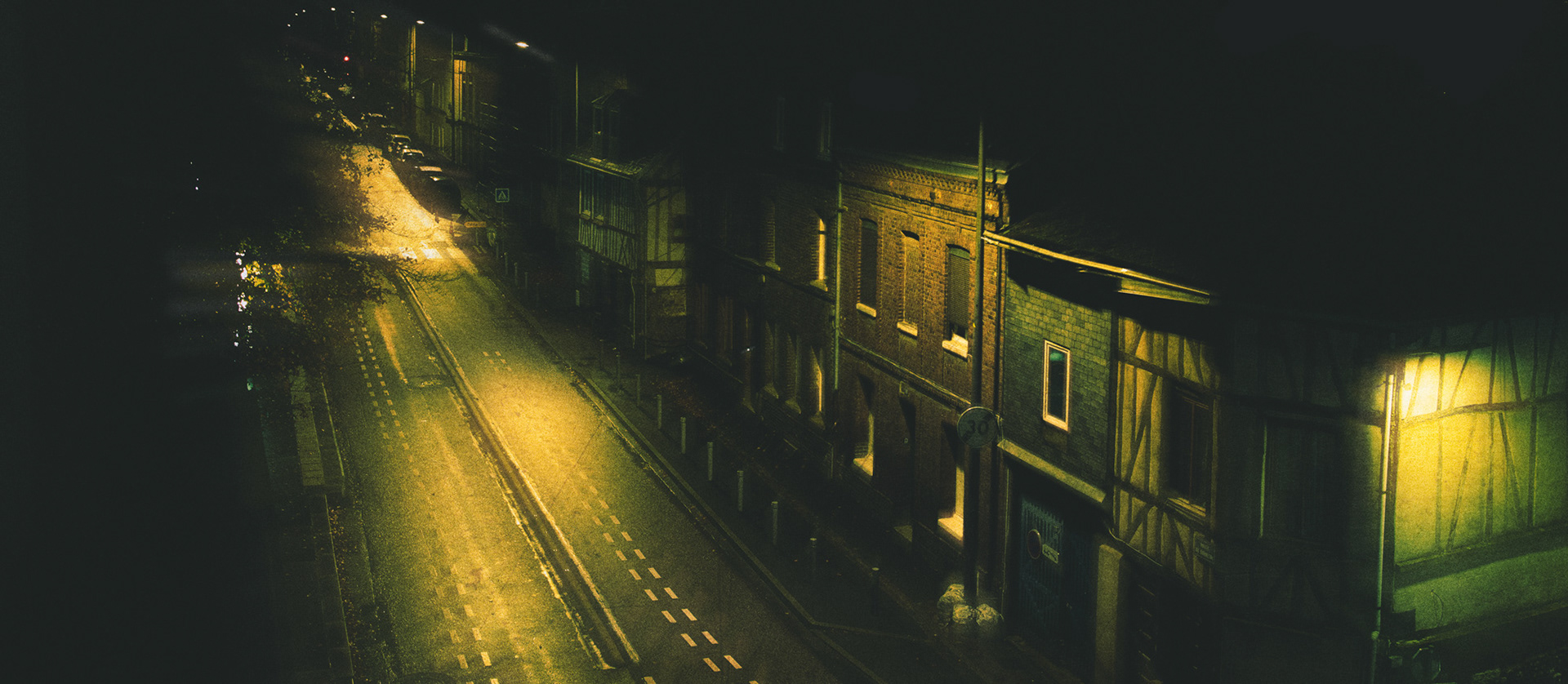 Rouen, la Nuit, Route de Darnétal