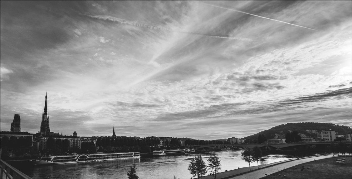 Rouen, vue des quais