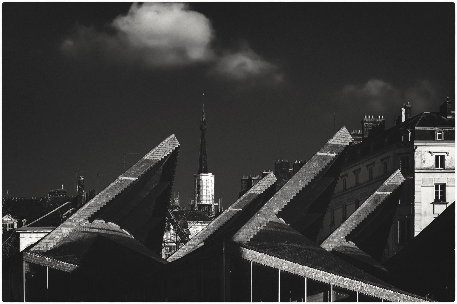Rouen, Nuages
