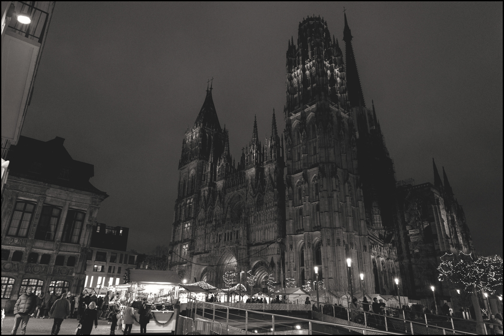 Rouen, Photo de Nuit, Cathédrale