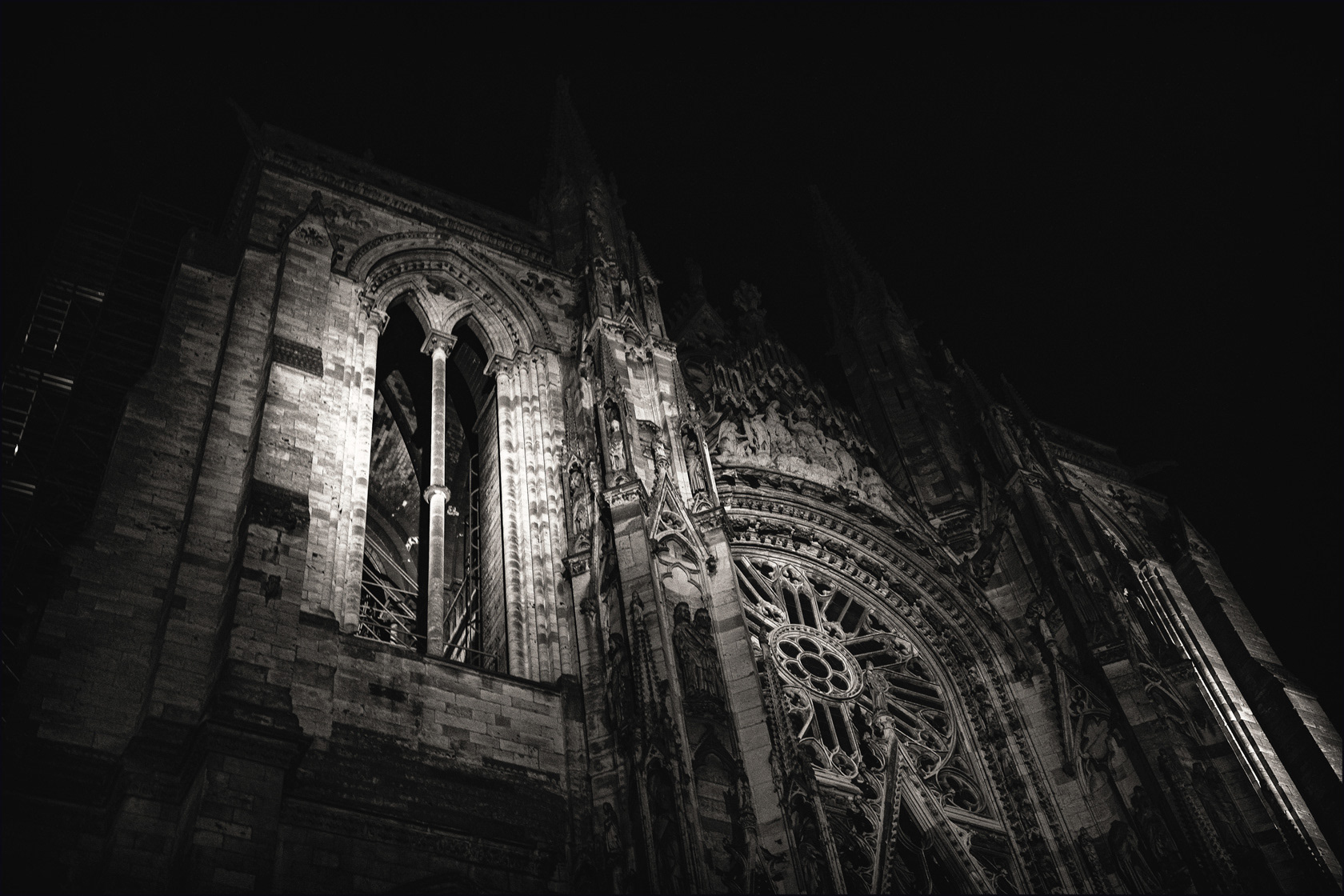 Rouen, Photo de Nuit,  Cathédrale