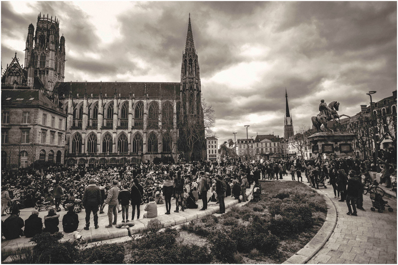 Rouen, Manif Climat