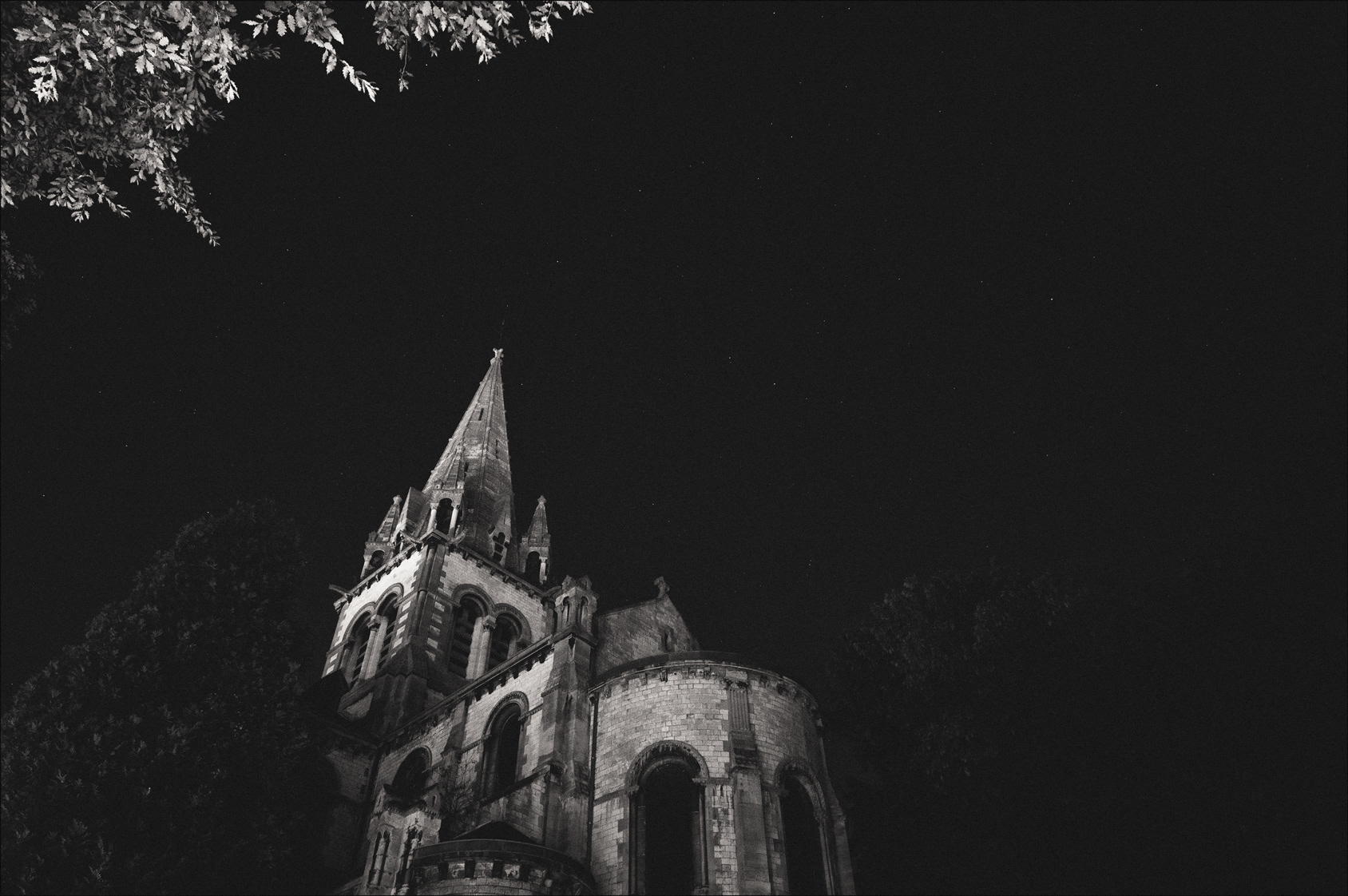 Rouen, Eglise St Hilaire, la Nuit