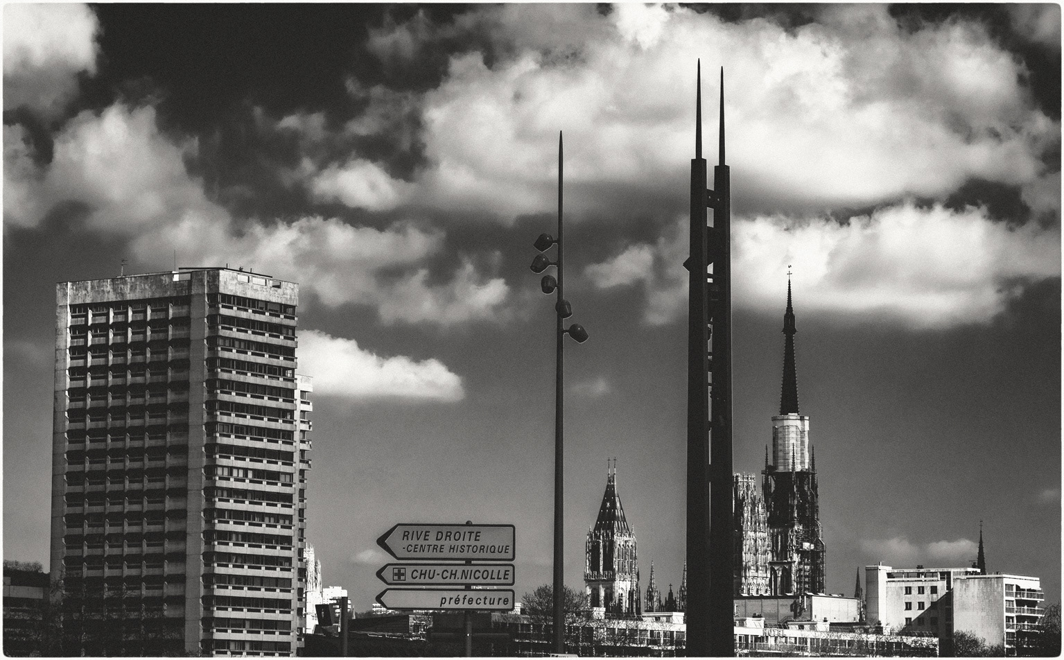 Rouen, Nuages