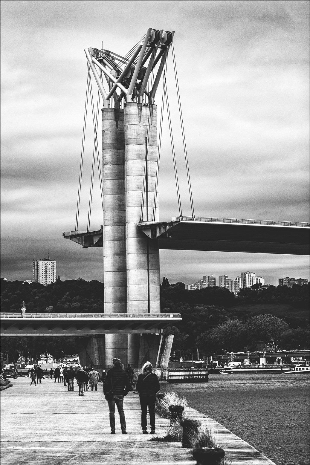 Rouen, levéé du 6e pont