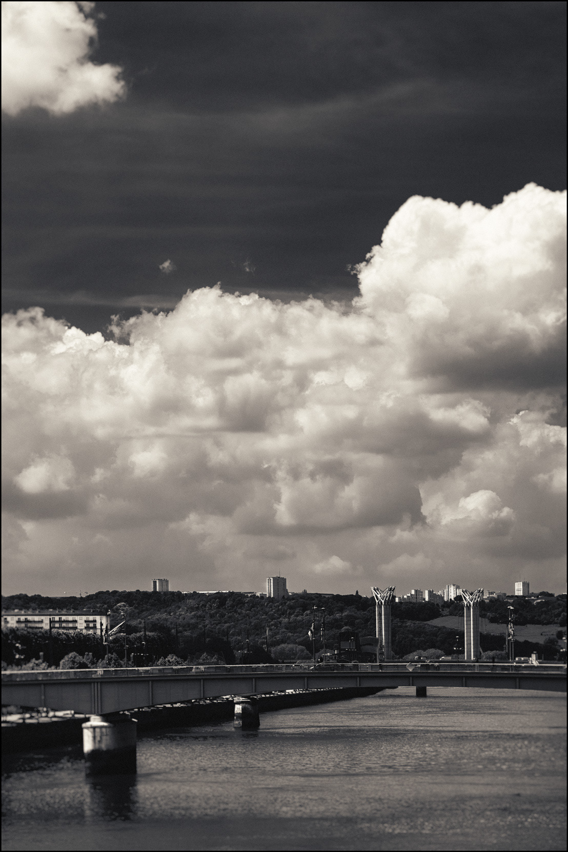 Rouen, Nuages