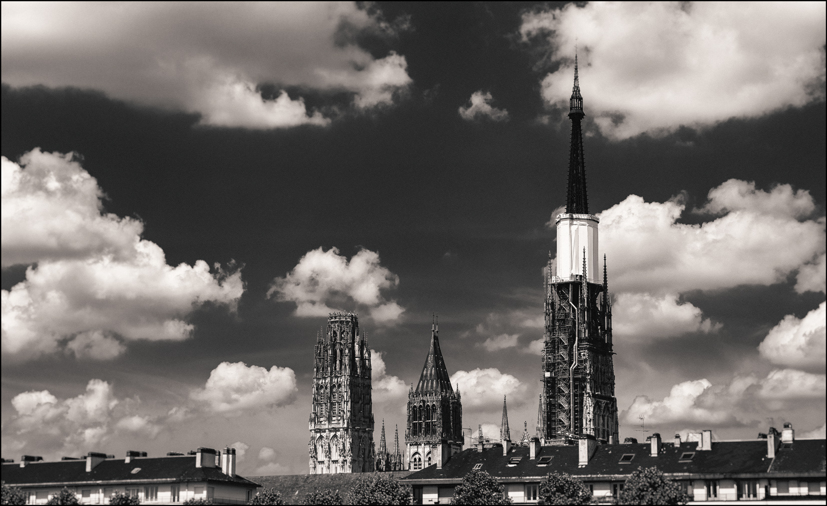Rouen, Nuages
