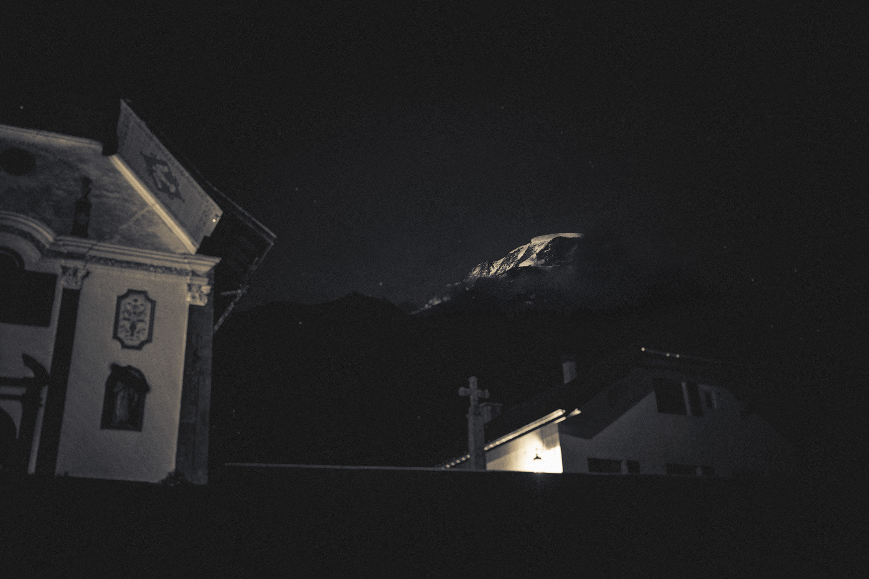 Les Contamines Montjoie, la Nuit