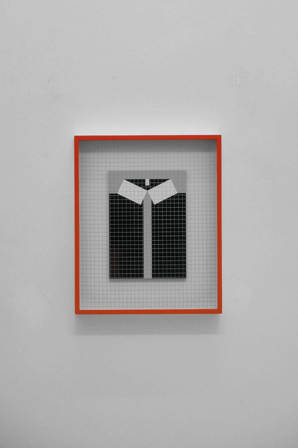 High Vis (Future, Black) 2020 MDF, plexiglass, wired glass, painted metal 47 x 57 x 7 cm christinekoeniggalerie.com