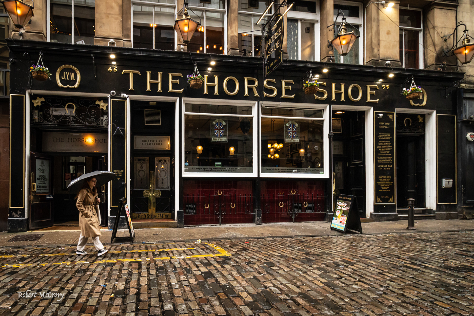 The world famous Horseshoe Bar, Glasgow, Scotland
