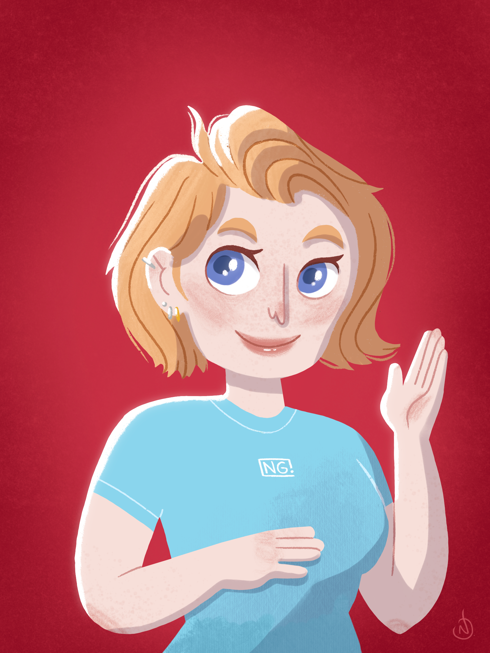 Self portrait.