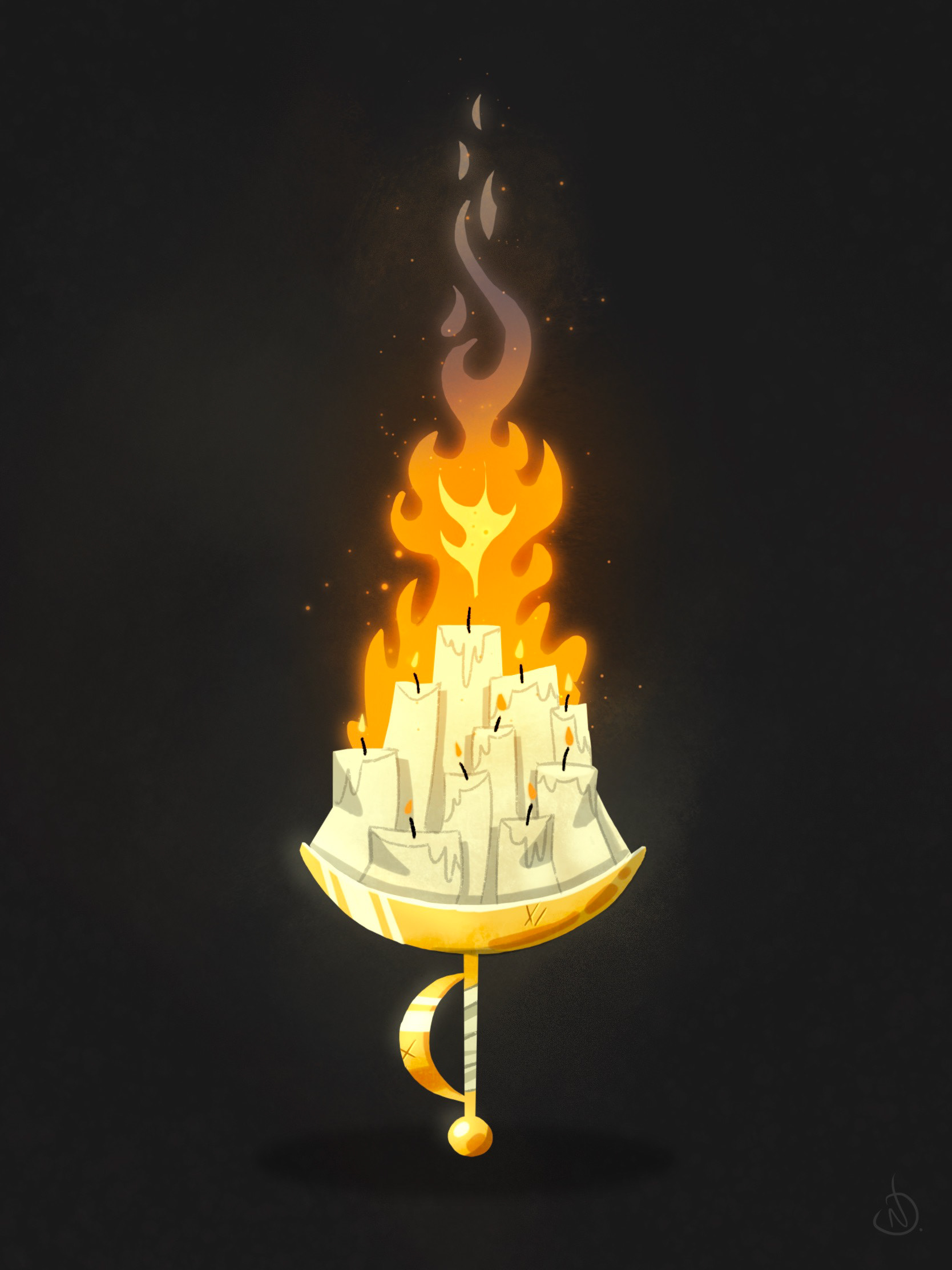 Swordtember prompt: Candle