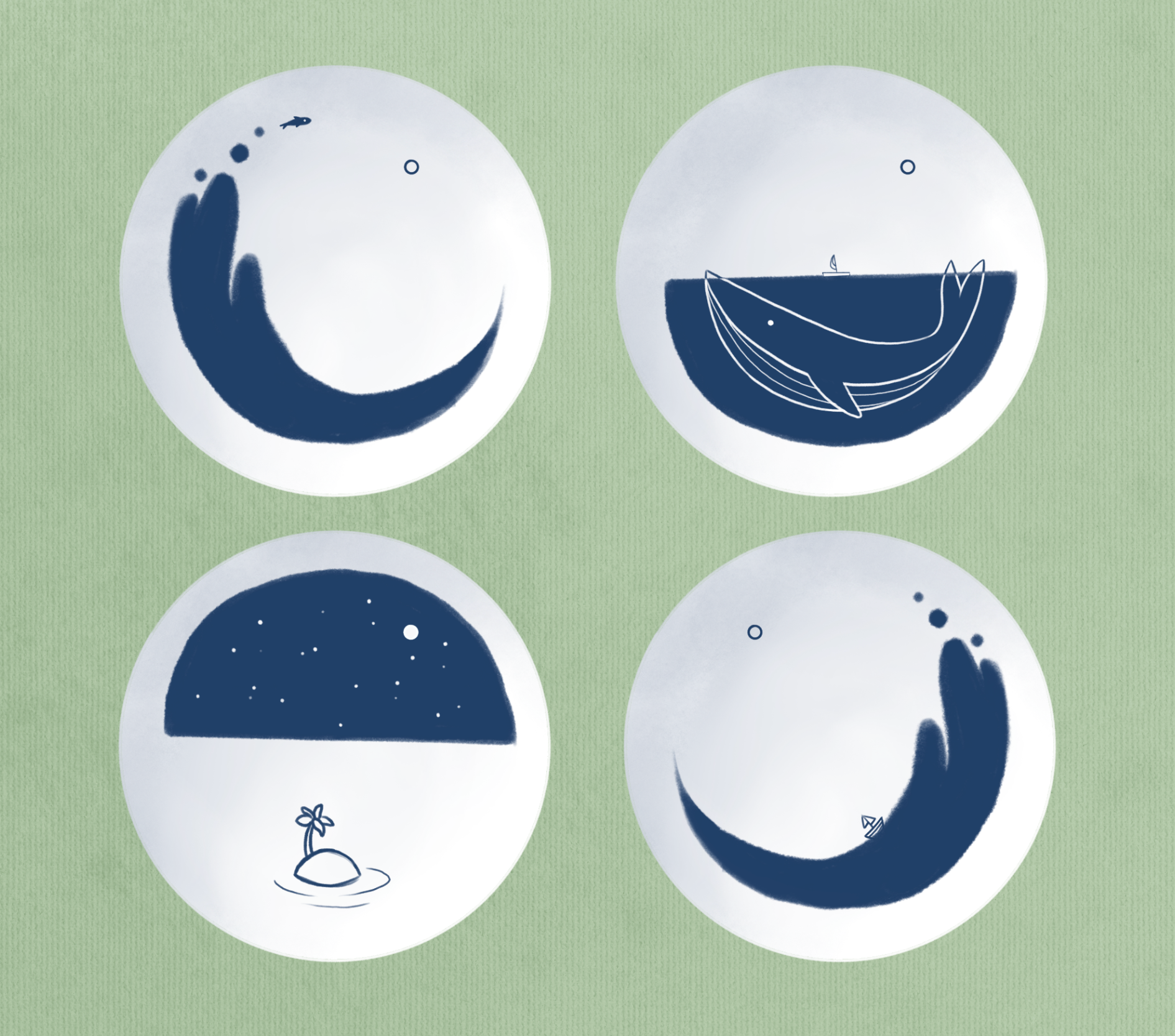 Design for ceramic plates