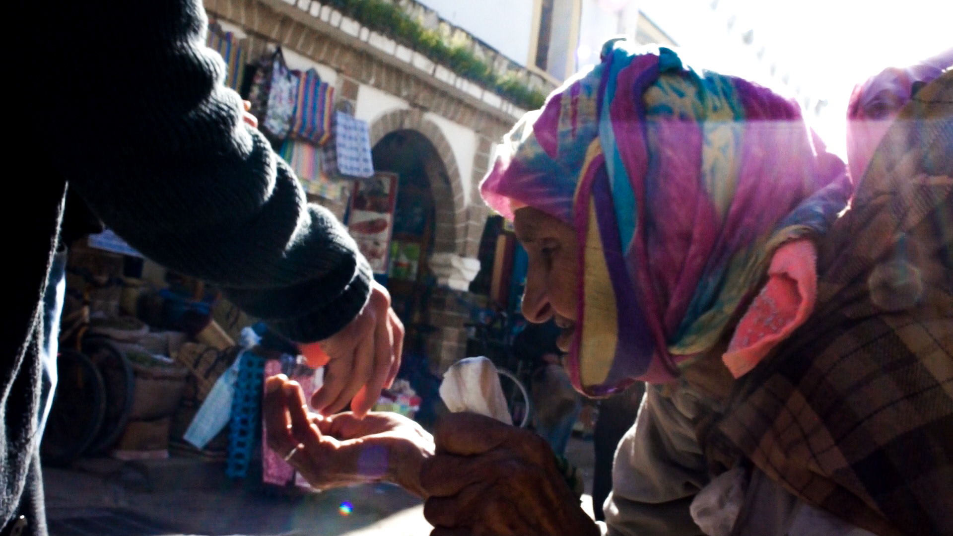 Beggar woman in Essaouira. © Luka Radovic