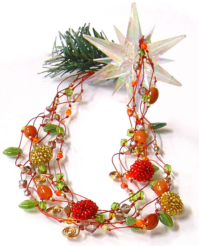 Knotted necklace