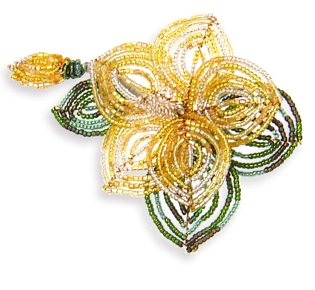 Beaded flowers
