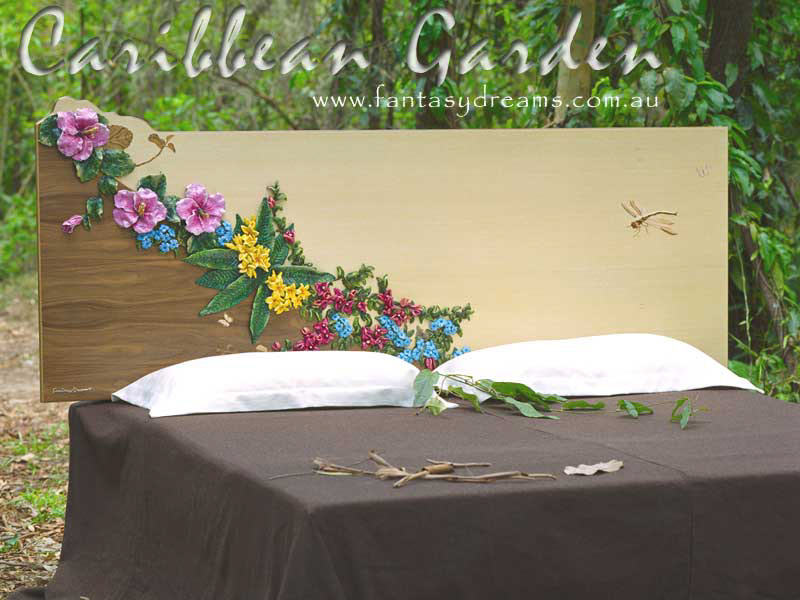 Caribbean Garden bedhead
