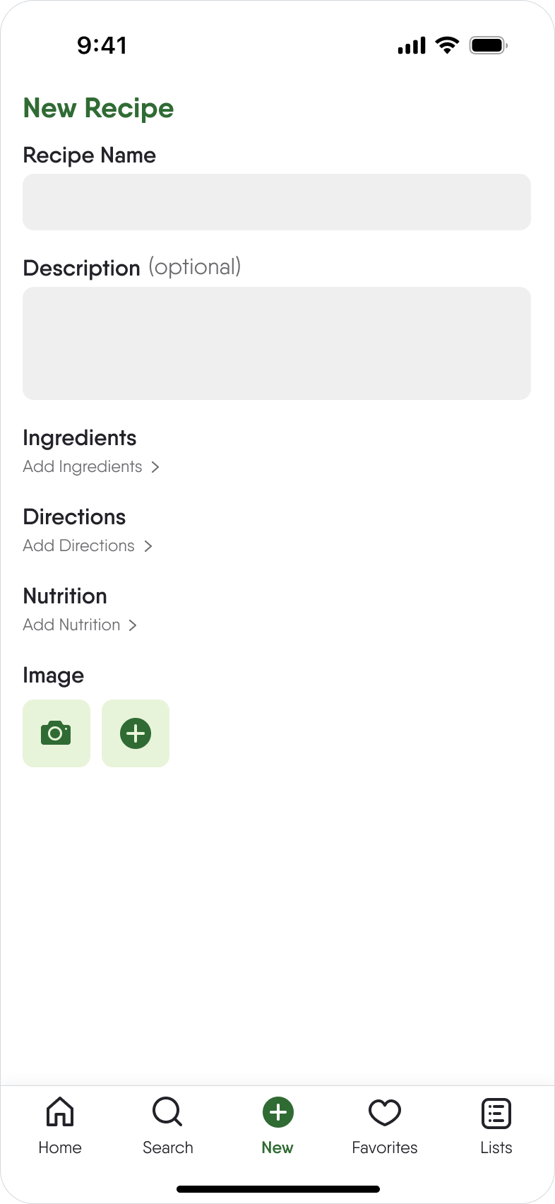 New Recipe