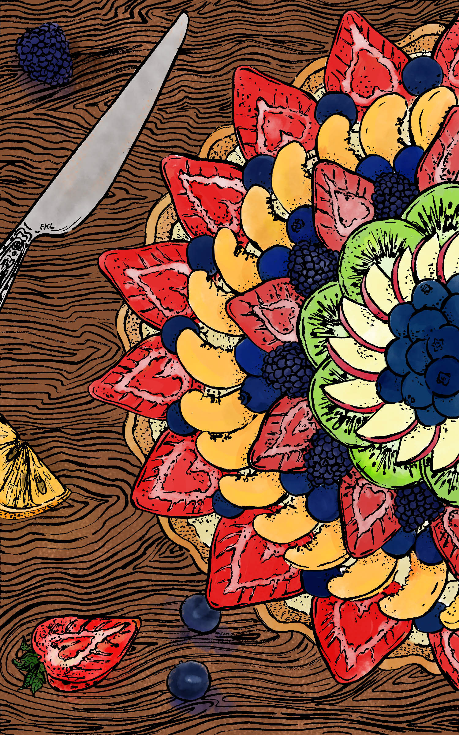 For a Cookbook featured at MoCCA Fest | Self Directed