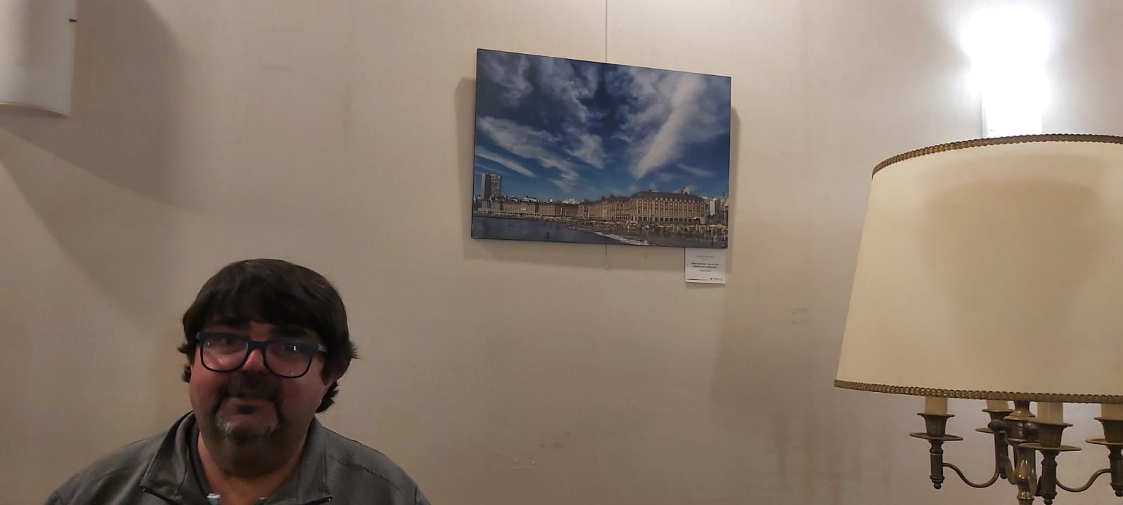 Visitando la muestra