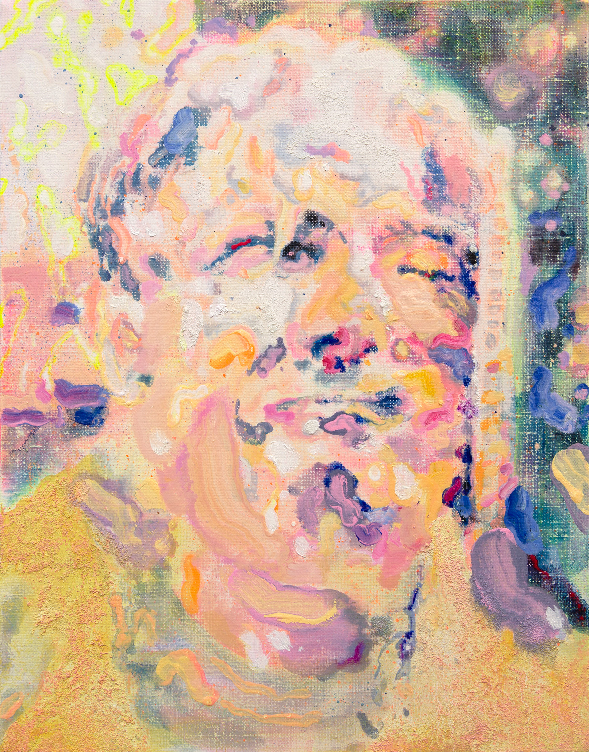 Super Flat, 31.8x40.9cm, oil on canvas, 2025, Ahyun Lee